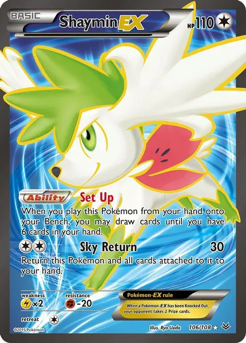 Shaymin EX (106 Full Art) card art