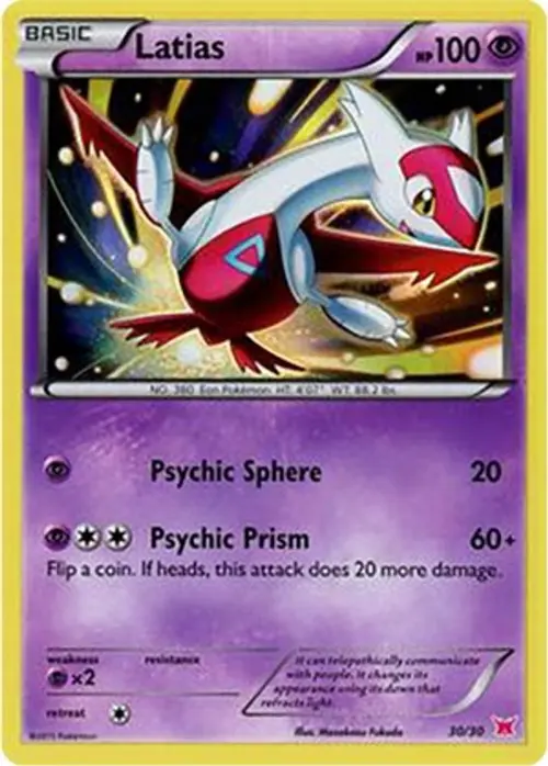 Latias (#30 Holo) card art