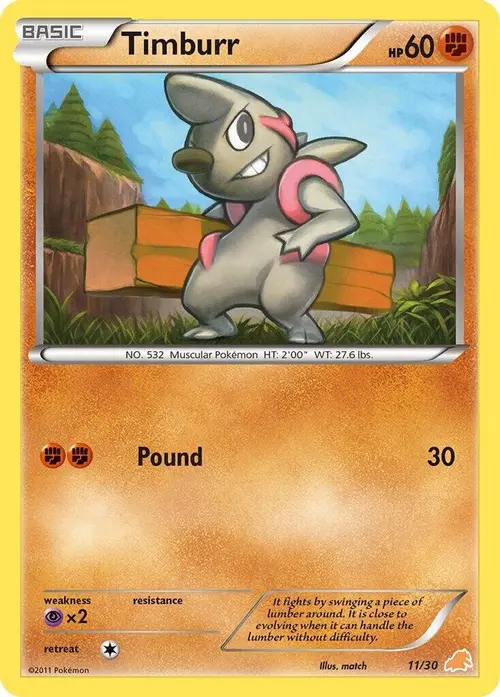 Timburr (#11) card art