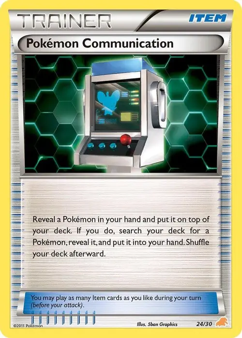 Pokemon Communication (Excadrill) card art
