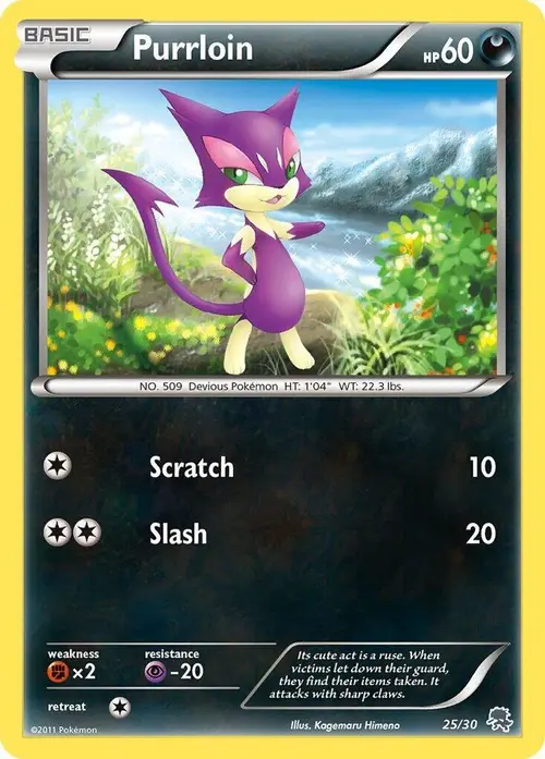 Purrloin (#25) card art