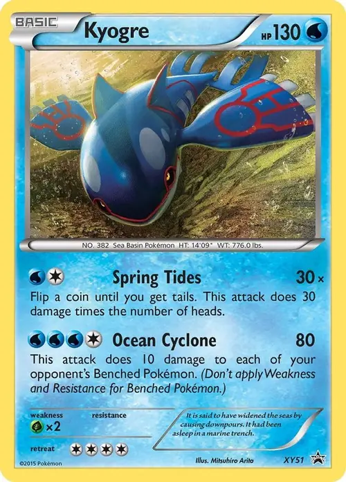 Kyogre - XY51 card art